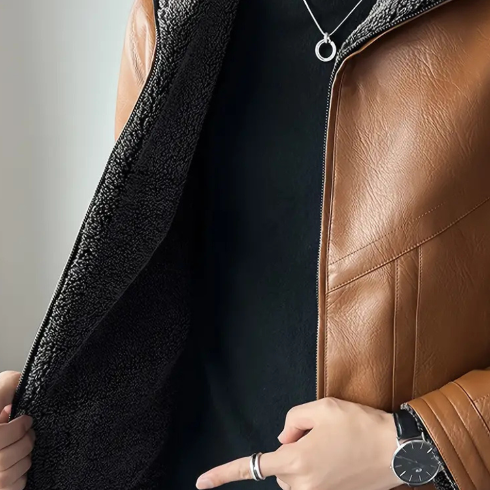Trendy Casual Motorradjacke für Männer