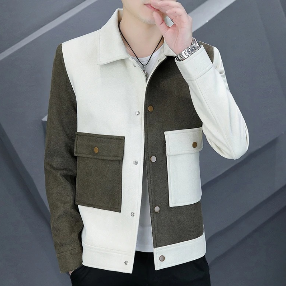 FRED - Stylische Jacke für Männer mit raffiniertem Farbkontrast