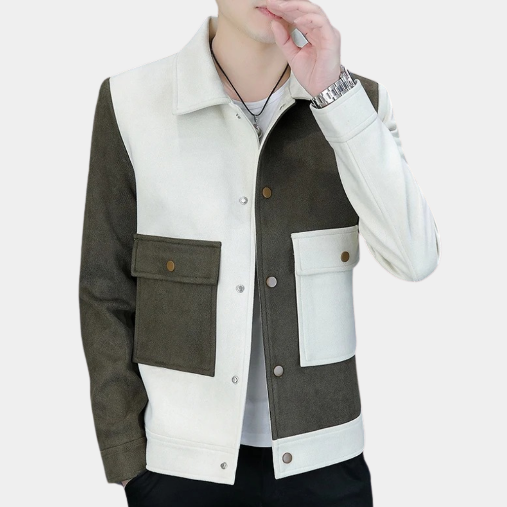 FRED - Stylische Jacke für Männer mit raffiniertem Farbkontrast