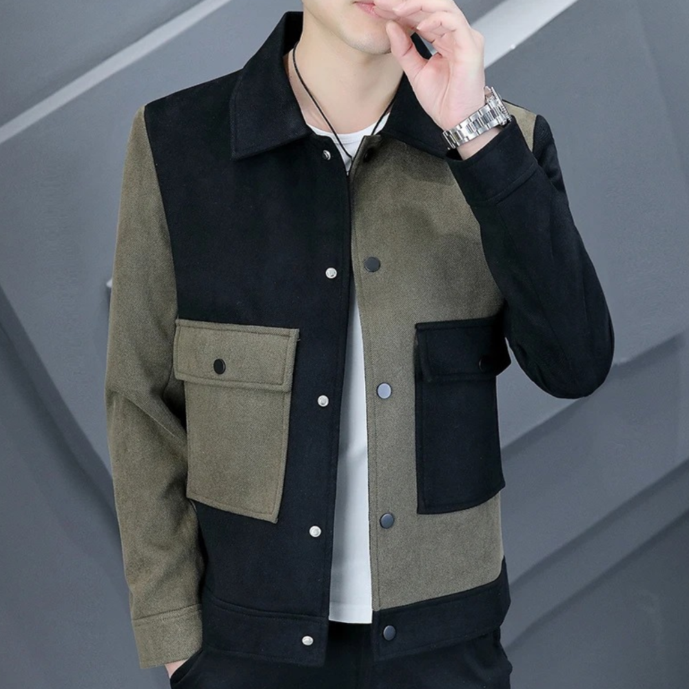 FRED - Stylische Jacke für Männer mit raffiniertem Farbkontrast