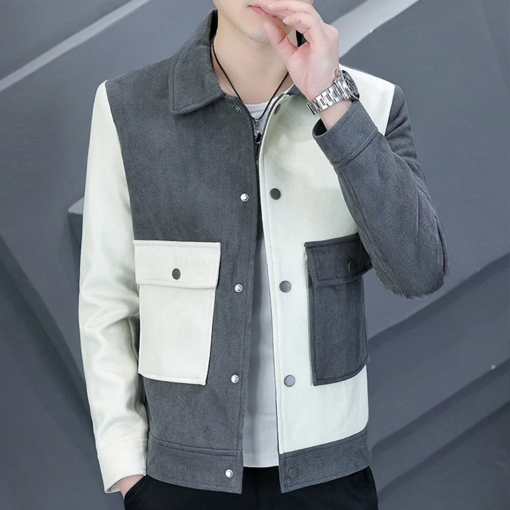 FRED - Stylische Jacke für Männer mit raffiniertem Farbkontrast