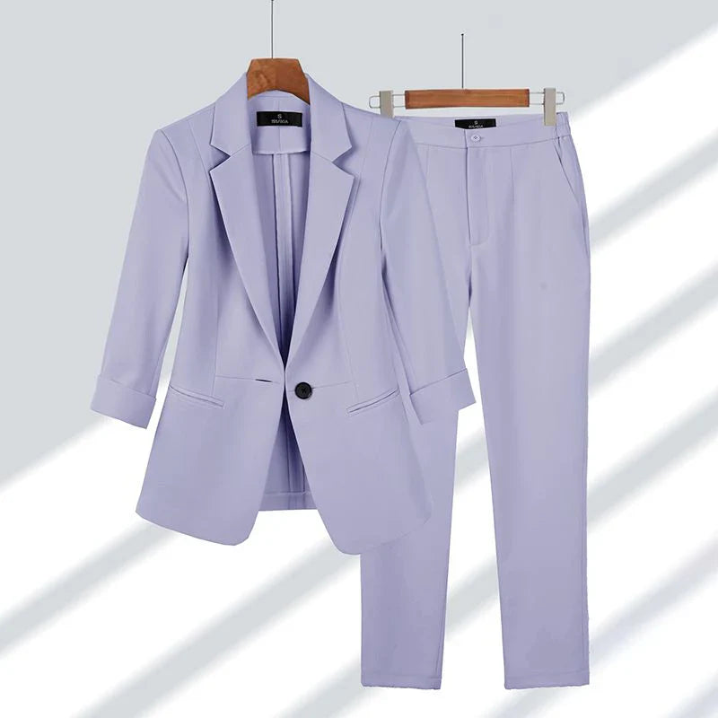 Elegantes Blazer- und Hosenset - Chrysta