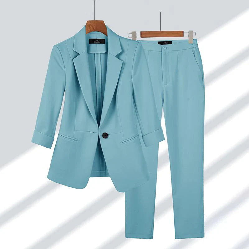Elegantes Blazer- und Hosenset - Chrysta