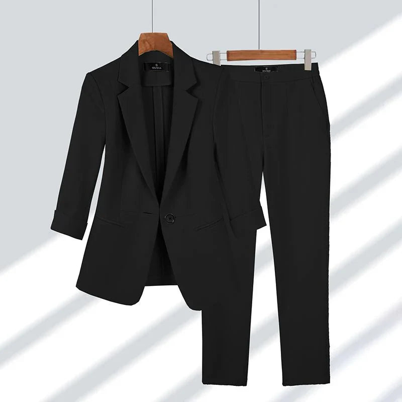 Elegantes Blazer- und Hosenset - Chrysta