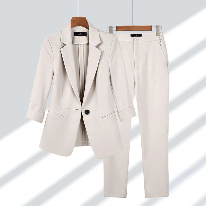 Elegantes Blazer- und Hosenset - Chrysta