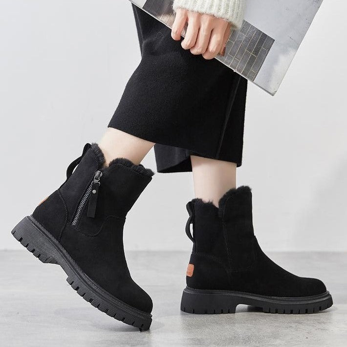 Frederike | Stiefel stilvolle Nachahmung von Winterstiefeln für Frauen