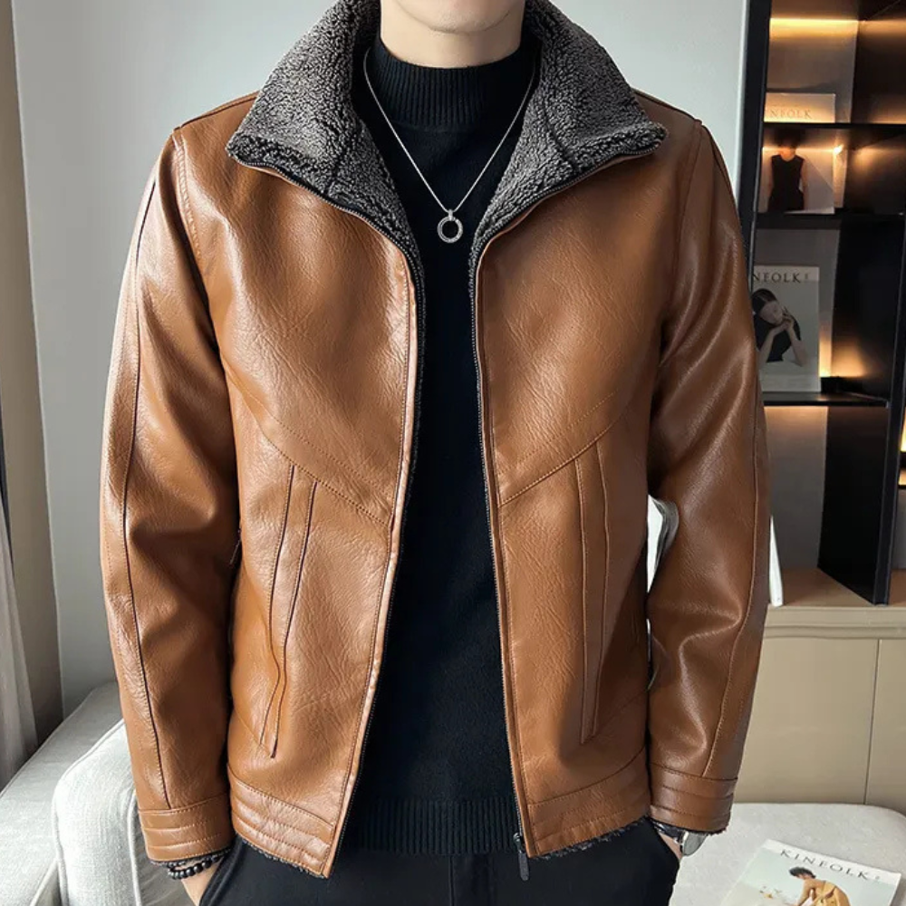 Trendy Casual Motorradjacke für Männer
