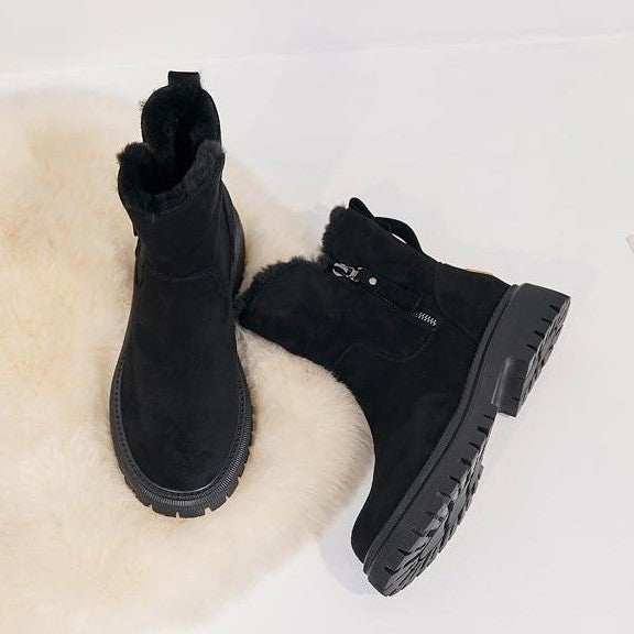 Frederike | Stiefel stilvolle Nachahmung von Winterstiefeln für Frauen