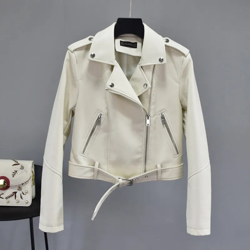 Mari - Vegane Lederjacke