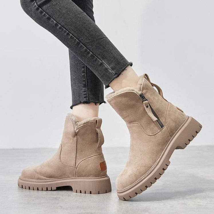 Frederike | Stiefel stilvolle Nachahmung von Winterstiefeln für Frauen