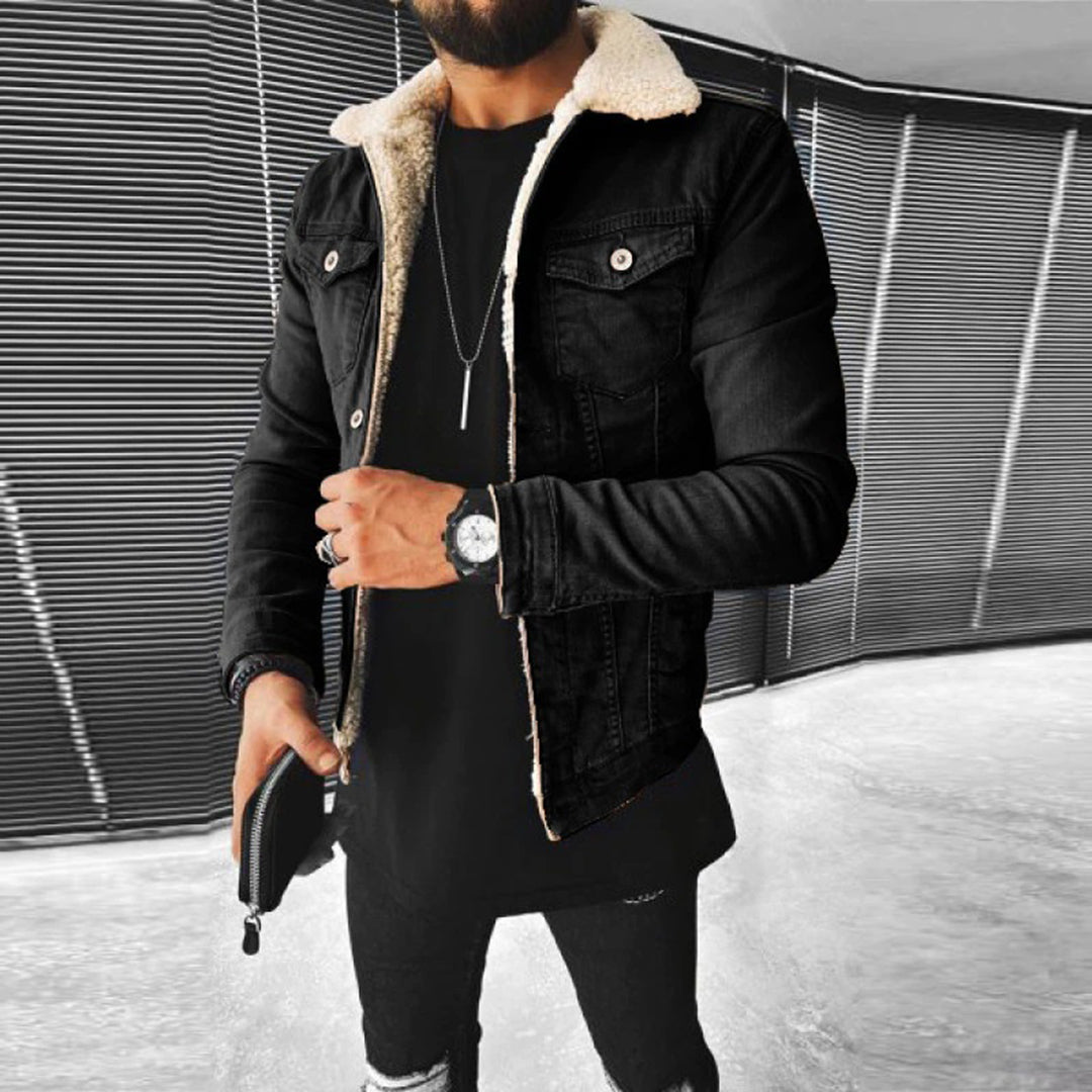 Stylische Leo-Jeansjacke für Männer
