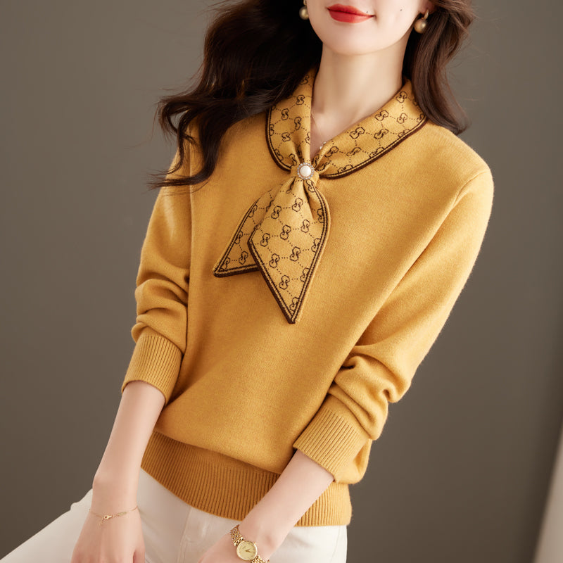 Milou | Dicker Strickpullover Einfache Mode Pullover für Damen