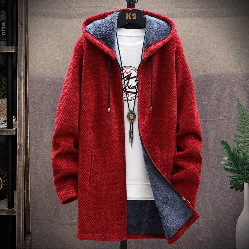 Koras | Warmer Kapuzenpullover mit Reißverschluss