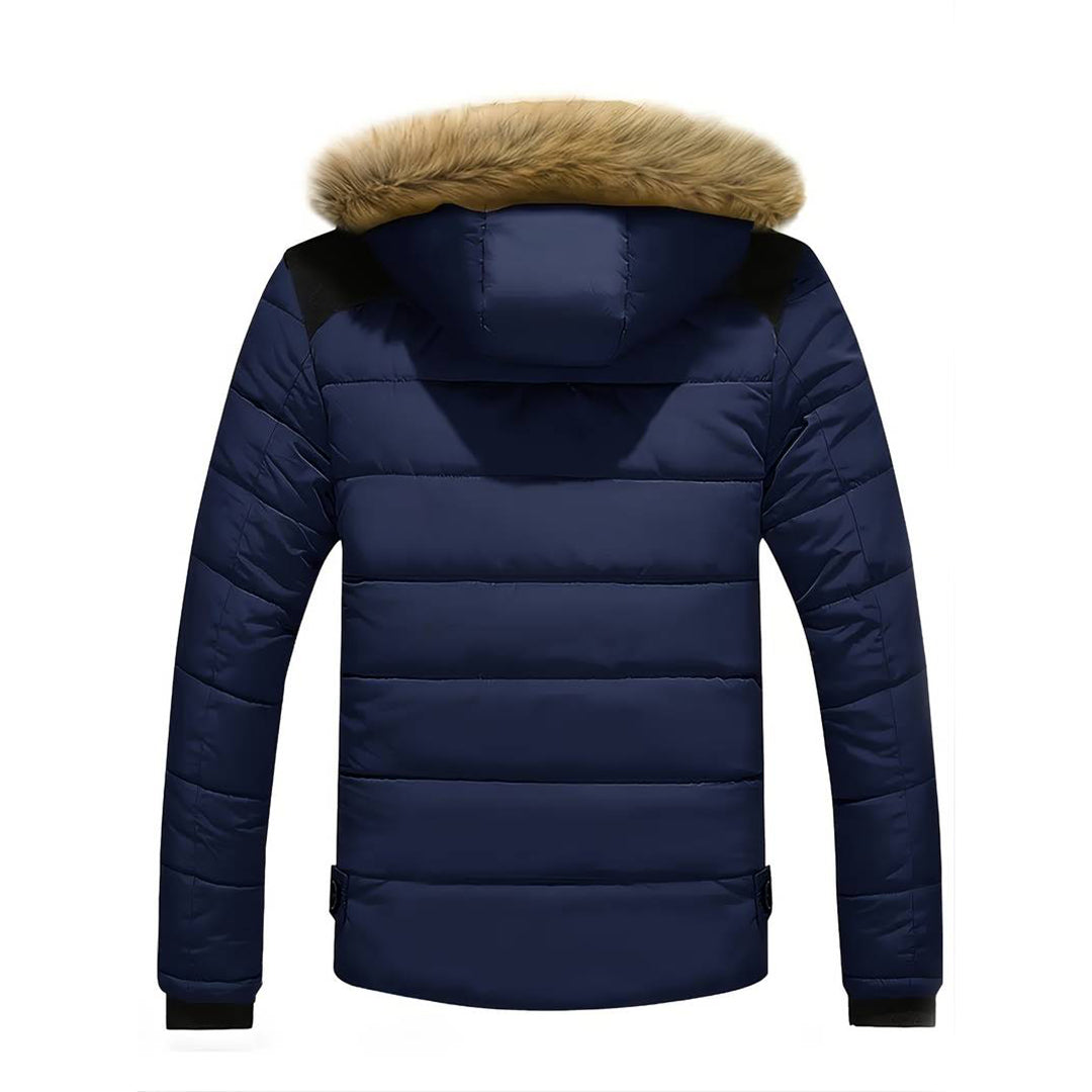JIM - Stylischer Herrenparka mit abnehmbarer Kapuze für optimalen Komfort