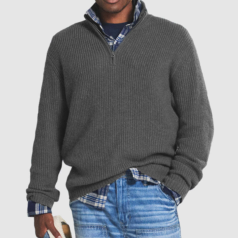 Jérôme™ - Zipper-Pullover aus Baumwolle