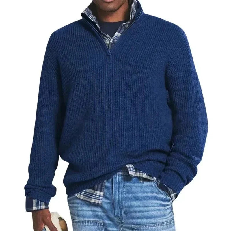 Jérôme™ - Zipper-Pullover aus Baumwolle