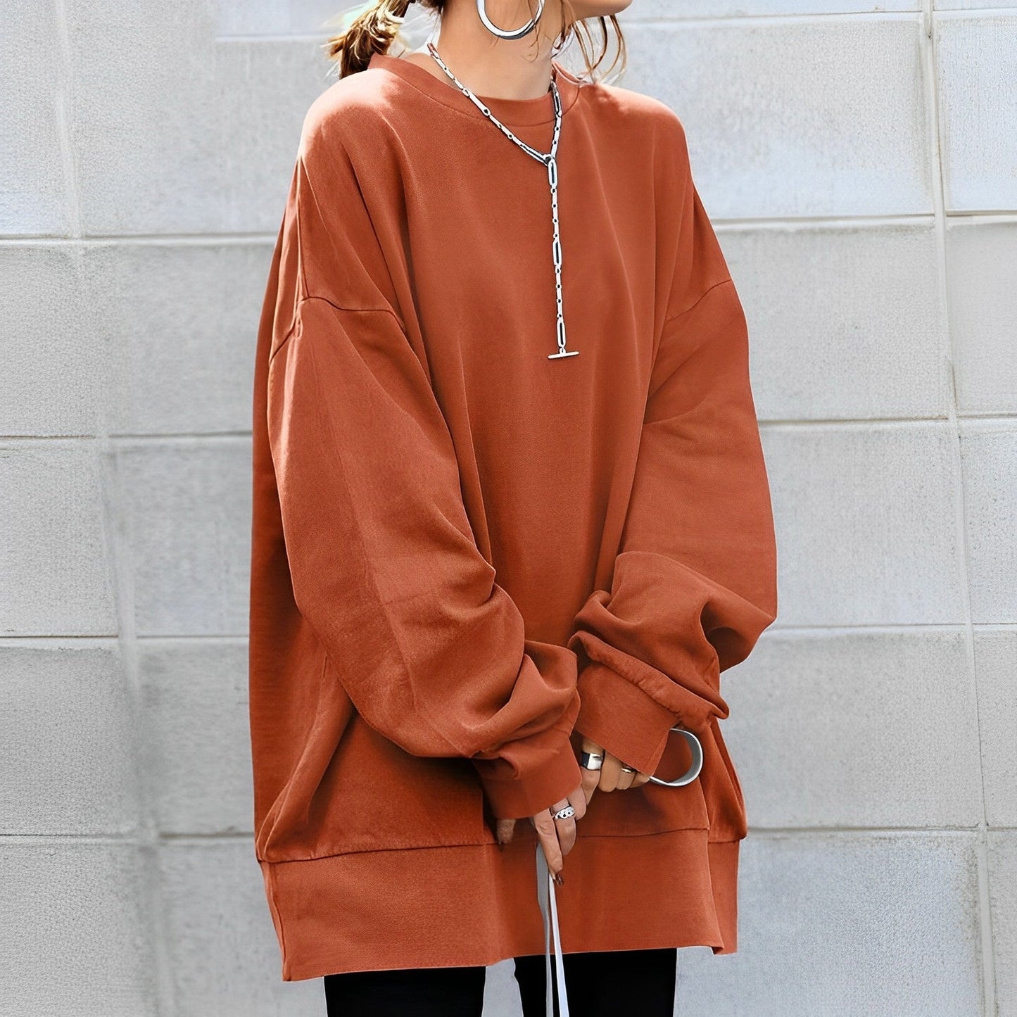 LUISA - Designer-Pullover in Übergröße