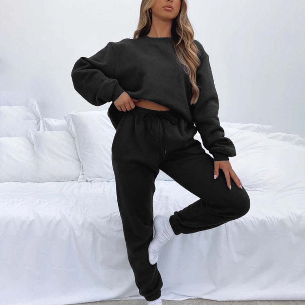 Fudus | Modischer Freizeit Langarm Sweatshirt Anzug
