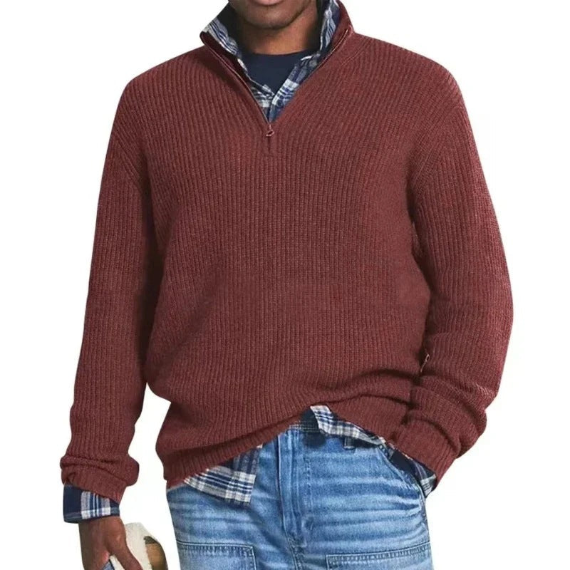 Jérôme™ - Zipper-Pullover aus Baumwolle