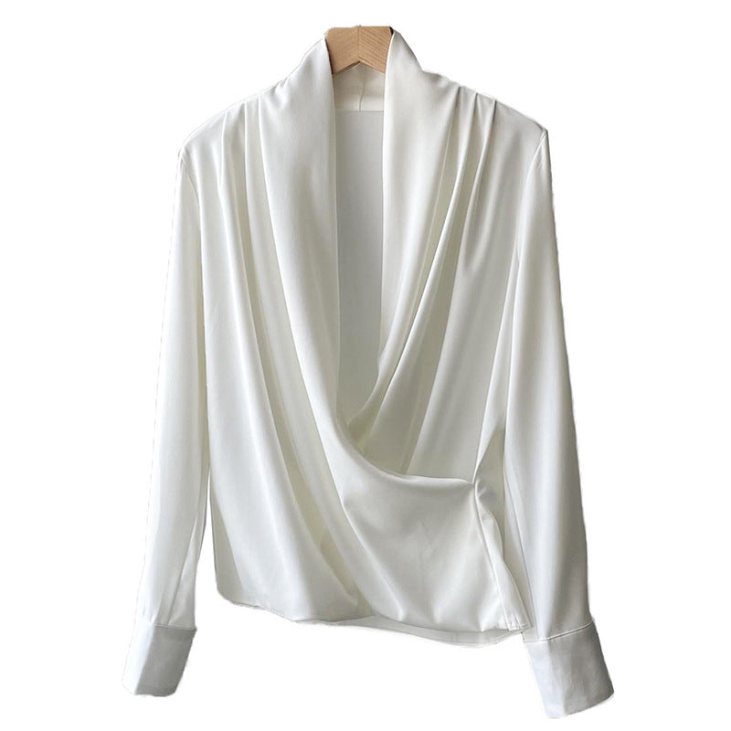 Fudus | V-ausschnitt Damen Langarmshirt
