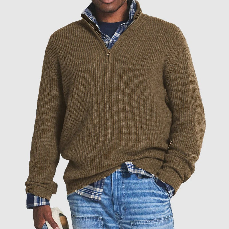 Jérôme™ - Zipper-Pullover aus Baumwolle