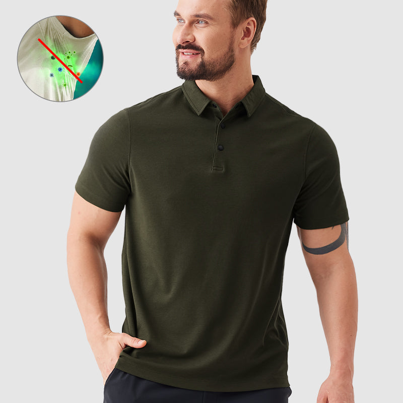 Maximilian | Herren-Poloshirt mit geruchsneutralisierender Technologie für aktiven Komfort