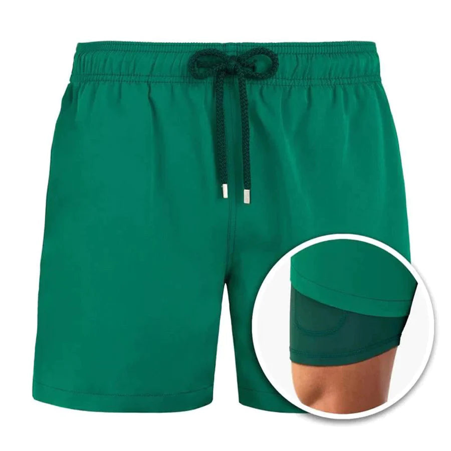 Kompressionsgefütterte Badeshorts - Jake