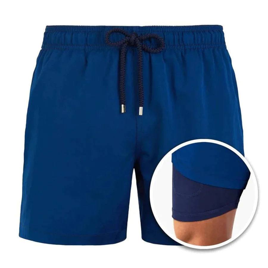 Kompressionsgefütterte Badeshorts - Jake