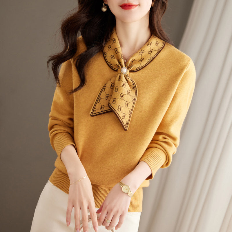 Milou | Dicker Strickpullover Einfache Mode Pullover für Damen