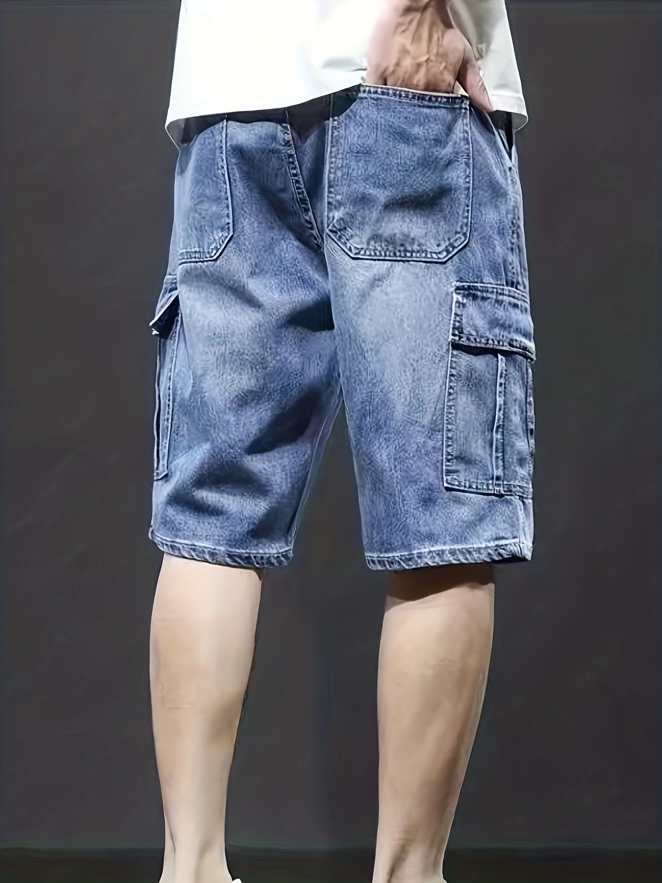 Cargo-Denim- Kurzhose für Männer - Roley