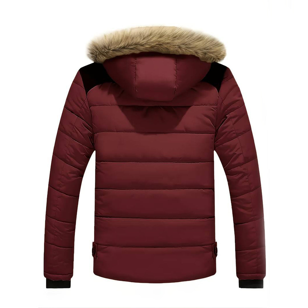 JIM - Stylischer Herrenparka mit abnehmbarer Kapuze für optimalen Komfort