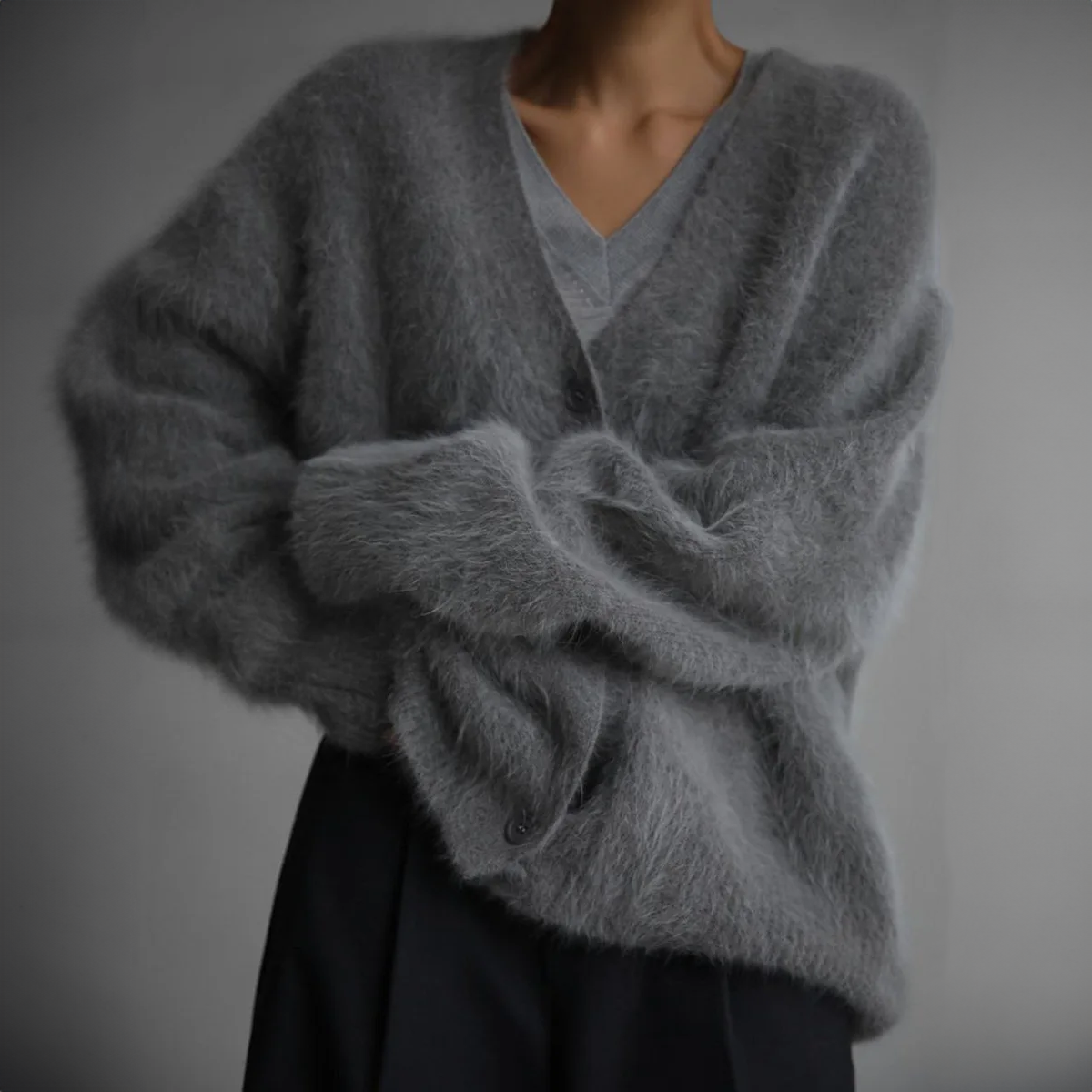 Clara | Luxuriöser Woll-Cardigan – Clara Couture-Kollektion