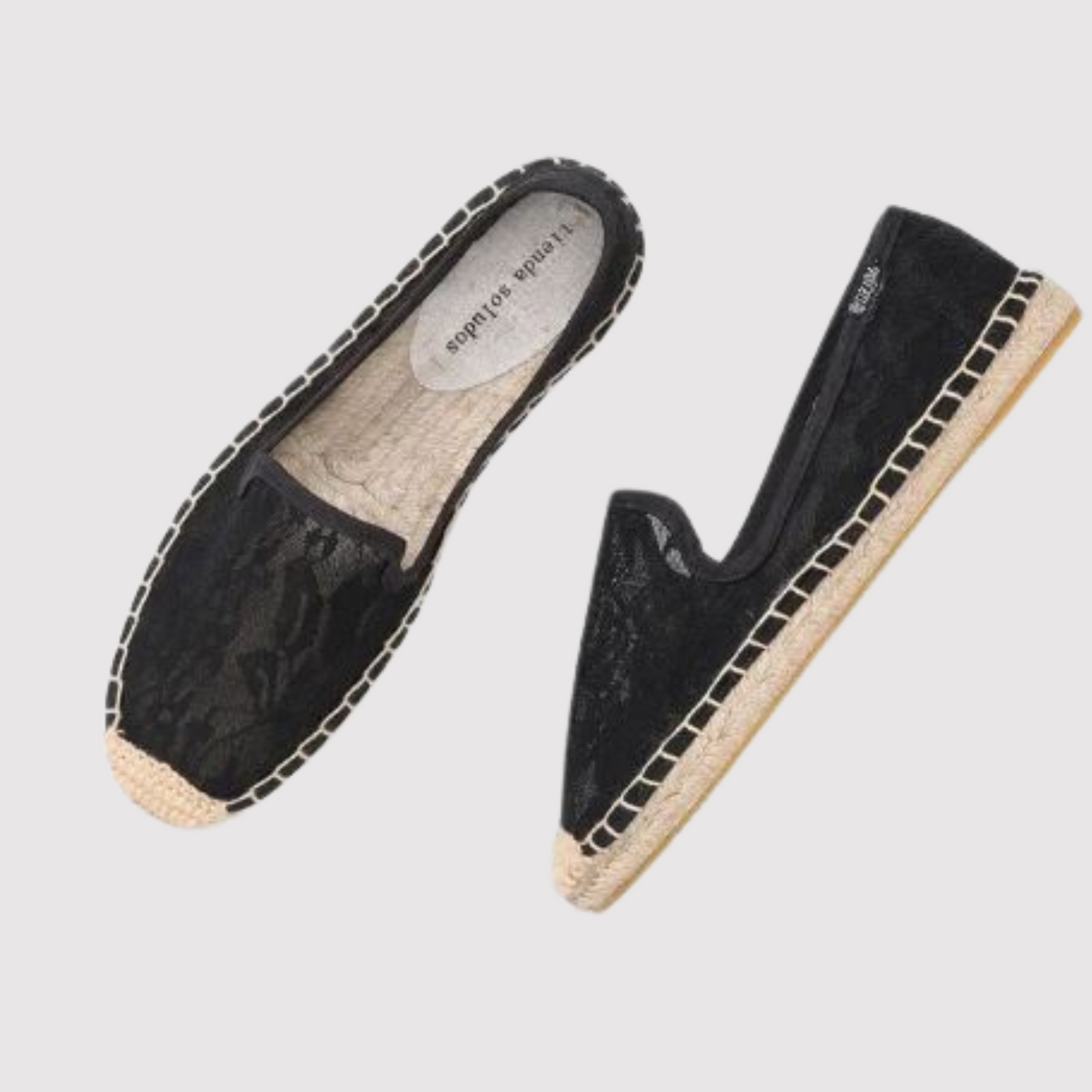 Josephine- Bequeme Spitze Handmade Woven Emboridery Schuh