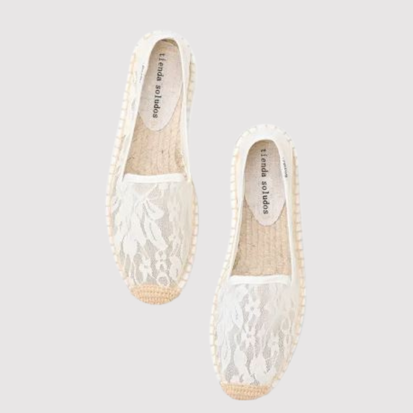 Josephine- Bequeme Spitze Handmade Woven Emboridery Schuh
