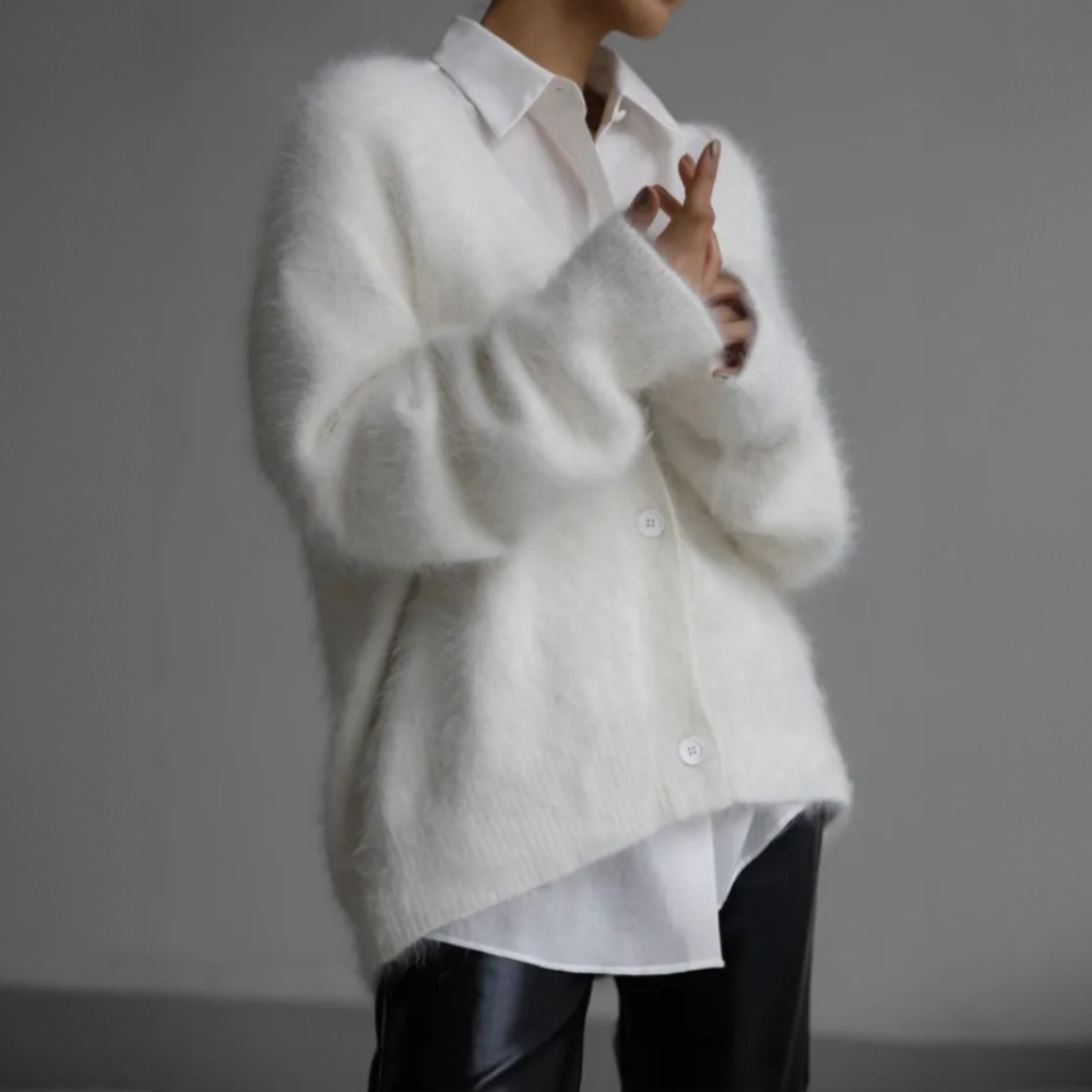 Clara | Luxuriöser Woll-Cardigan – Clara Couture-Kollektion