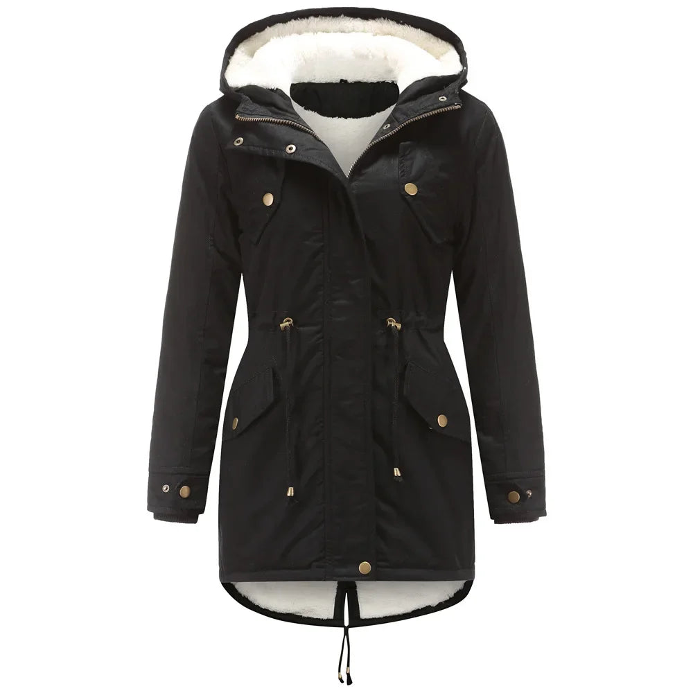 Lena | Frauen Winter Parka mit kuscheligem Fleece-Futter - Ultimative Wärme und Stil
