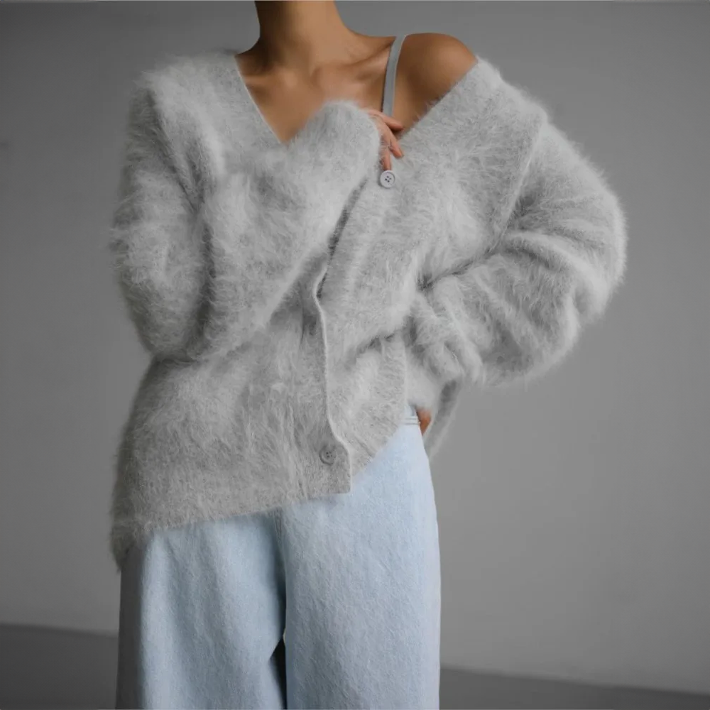 Clara | Luxuriöser Woll-Cardigan – Clara Couture-Kollektion