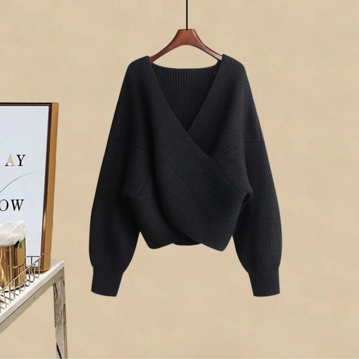 Klaudia | Einfacher und stilvoller Winterpullover