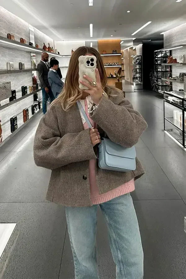 Dodi | Gemütlicher Outerwear Mantel in Übergröße