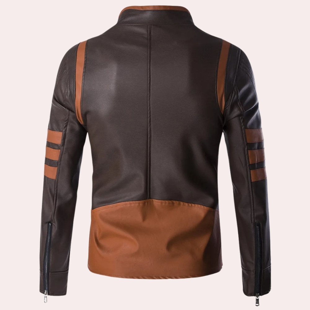 MARCUS - Stilvolle klassische Bikerjacke für den modernen Mann
