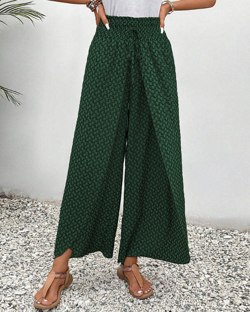 Stephanie - Stilvolle Damenhose mit modernem geometrischen Design