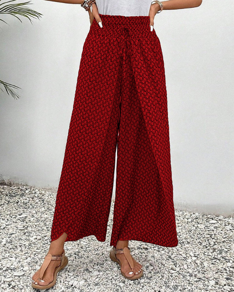 Stephanie - Stilvolle Damenhose mit modernem geometrischen Design