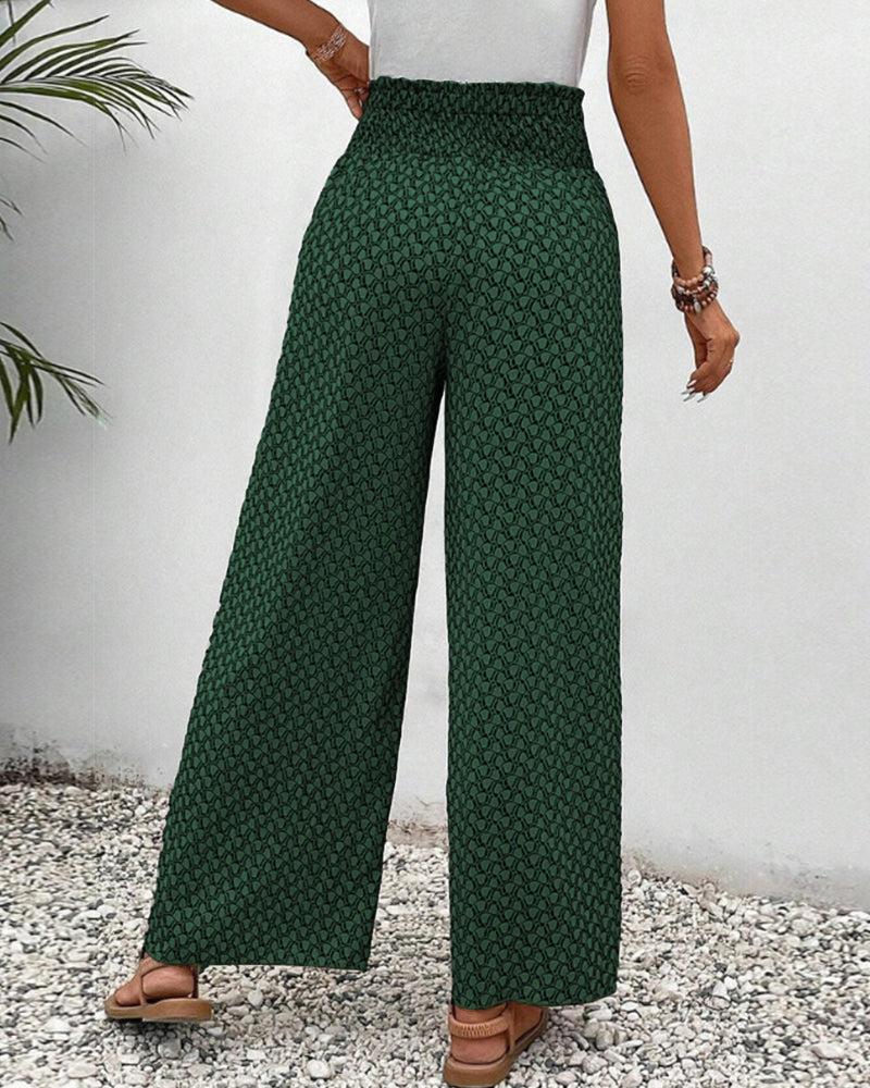 Stephanie - Stilvolle Damenhose mit modernem geometrischen Design