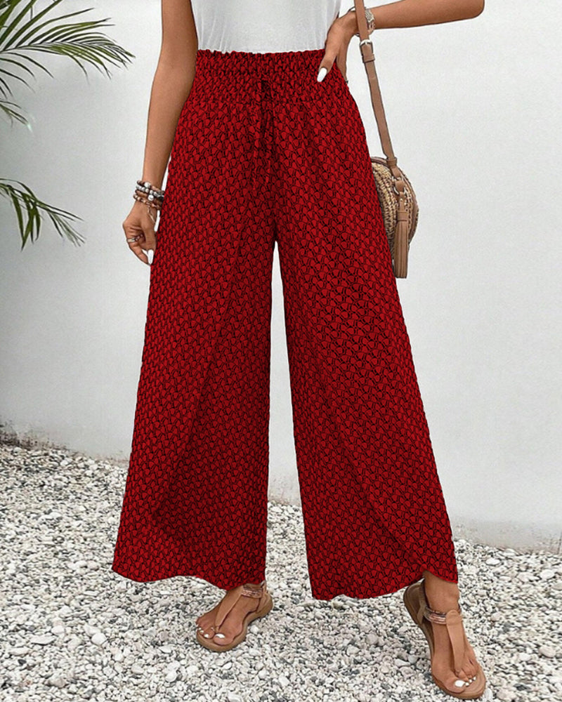 Stephanie - Stilvolle Damenhose mit modernem geometrischen Design