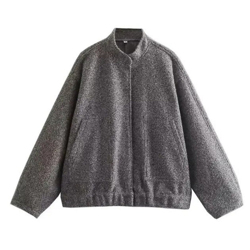 Viktoria - Stylische oversized Bomberjacke für Damen im Herbst und Winter