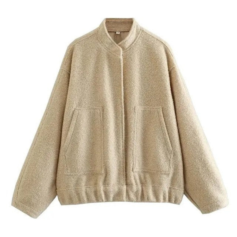 Viktoria - Stylische oversized Bomberjacke für Damen im Herbst und Winter
