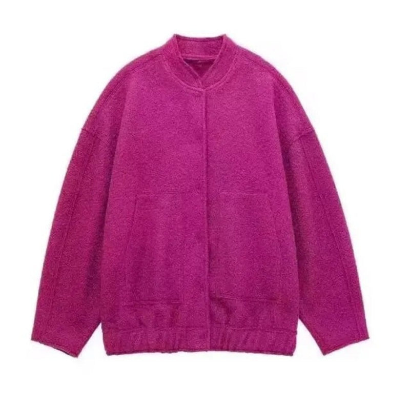 Viktoria - Stylische oversized Bomberjacke für Damen im Herbst und Winter