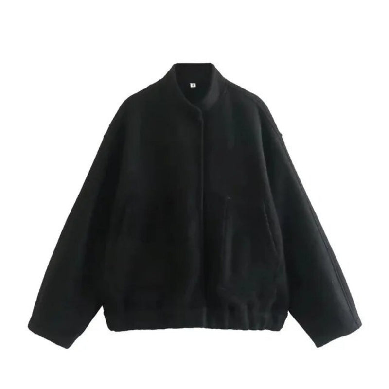 Viktoria - Stylische oversized Bomberjacke für Damen im Herbst und Winter