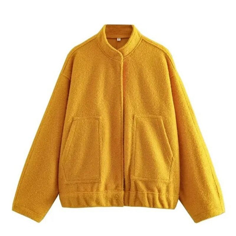Viktoria - Stylische oversized Bomberjacke für Damen im Herbst und Winter