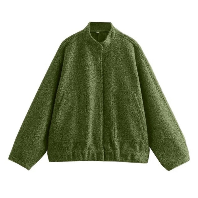 Viktoria - Stylische oversized Bomberjacke für Damen im Herbst und Winter